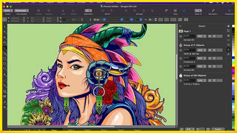 CorelDraw Graphics Suite 2024 para pc ultima versión