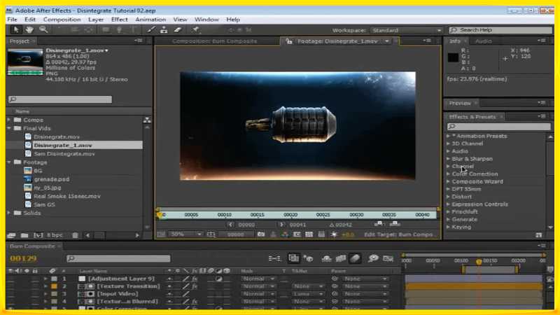 Adobe after effects para pc ultima versión